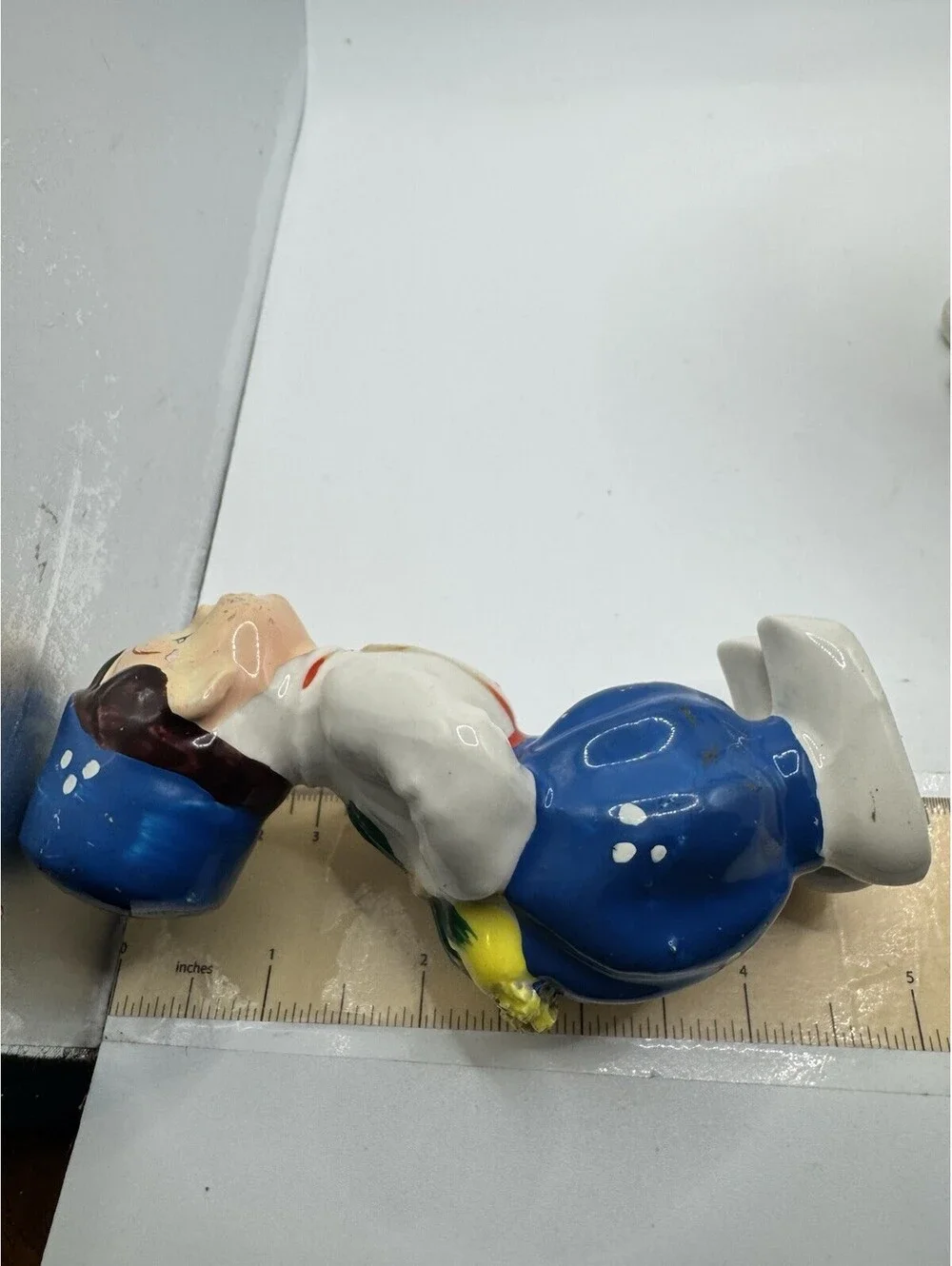 Vintage Salt and Pepper Shakers ~ Kissing Dutch Boy and Girl Japan - Red & Blue